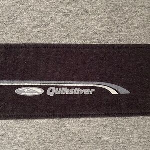 Vtg surfer 90s y2k quicksilver Tshirt gray and blue xl